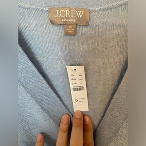 Light weight blue cashmere cardigan